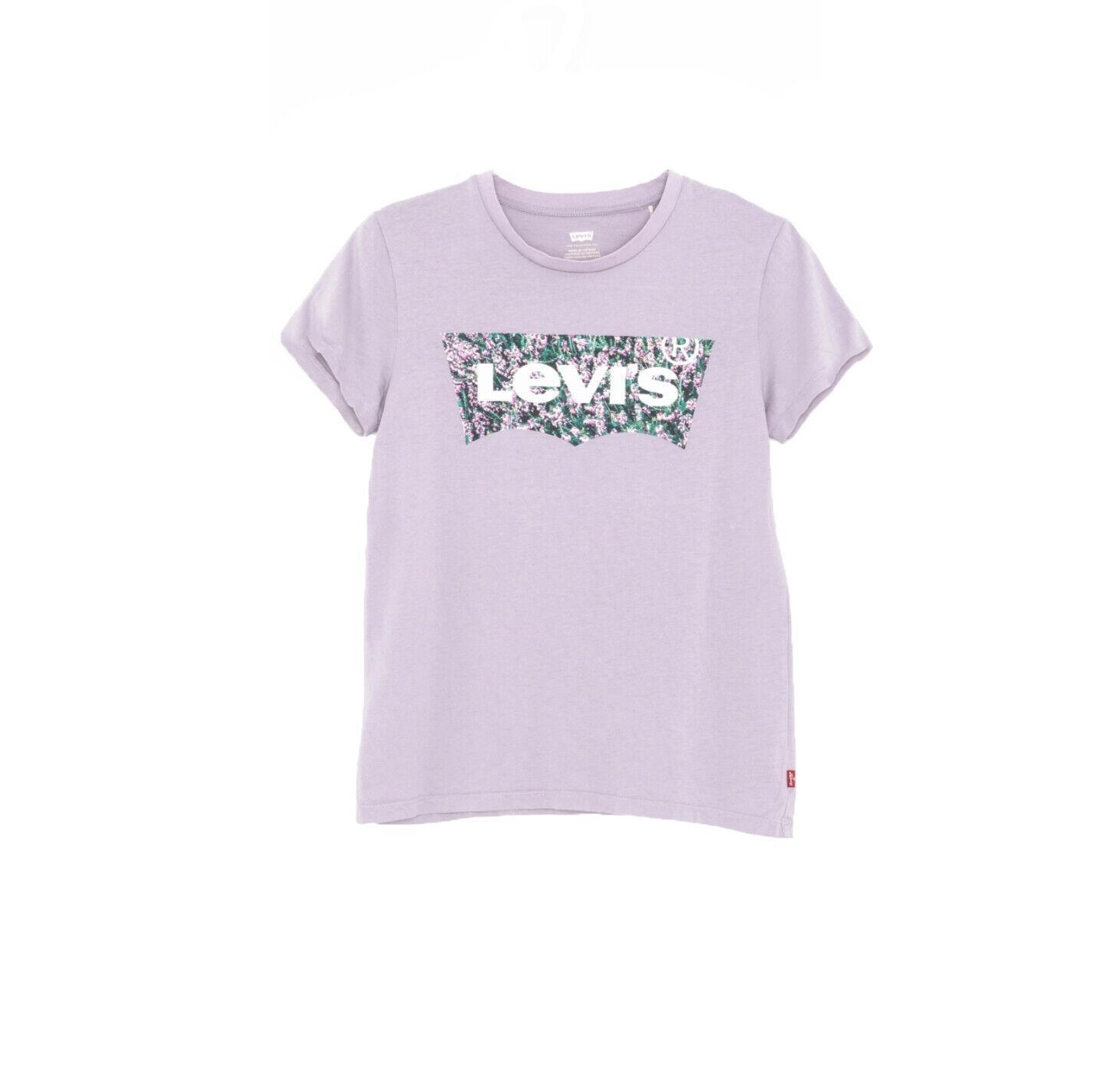 T-shirt da donna in cotone Levi's lilla