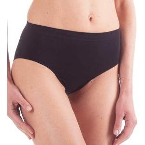 Midi slip d seamless nero