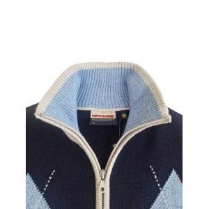 Cardigan uomo misto lana  con zip