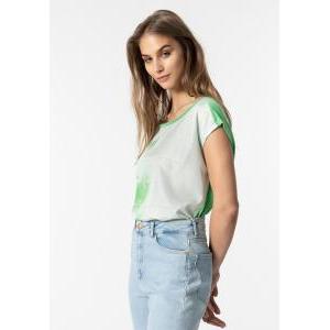 T-shirt d mc interno cotone esterno con stampa mae menta