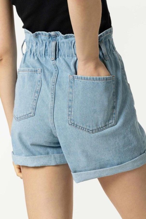 Short denim Tiffosi donna vita alta Mila