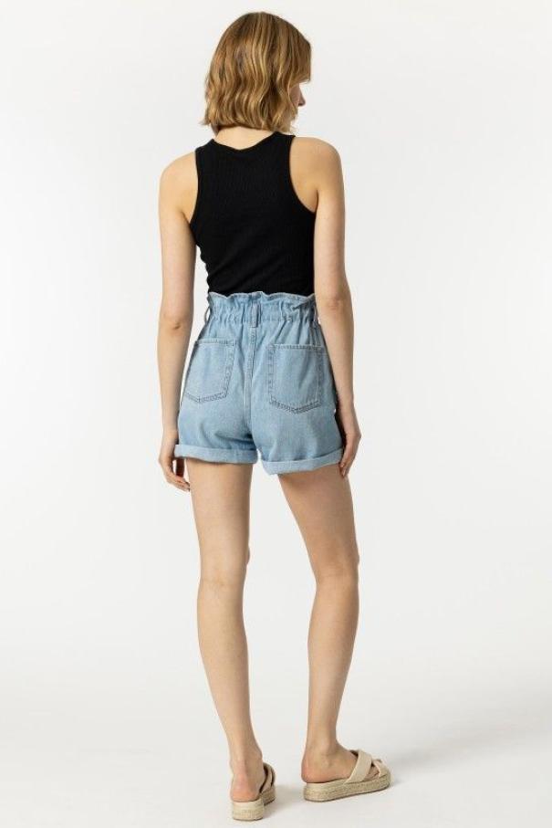 Short denim Tiffosi donna vita alta Mila