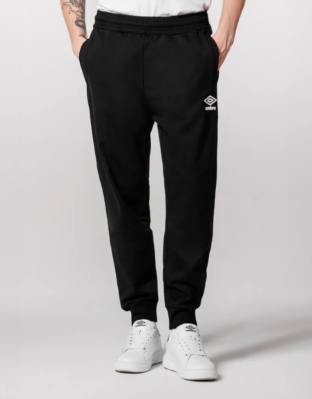 Pantaloni tuta uomo Umbro garzato Nero