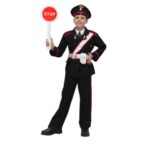 Costume di carnevale da bambino carabiniere