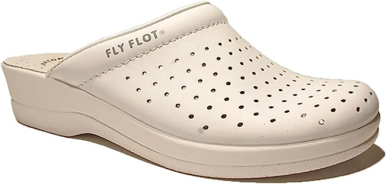 Ciabatte sanitarie da donna Fly Flot bianco