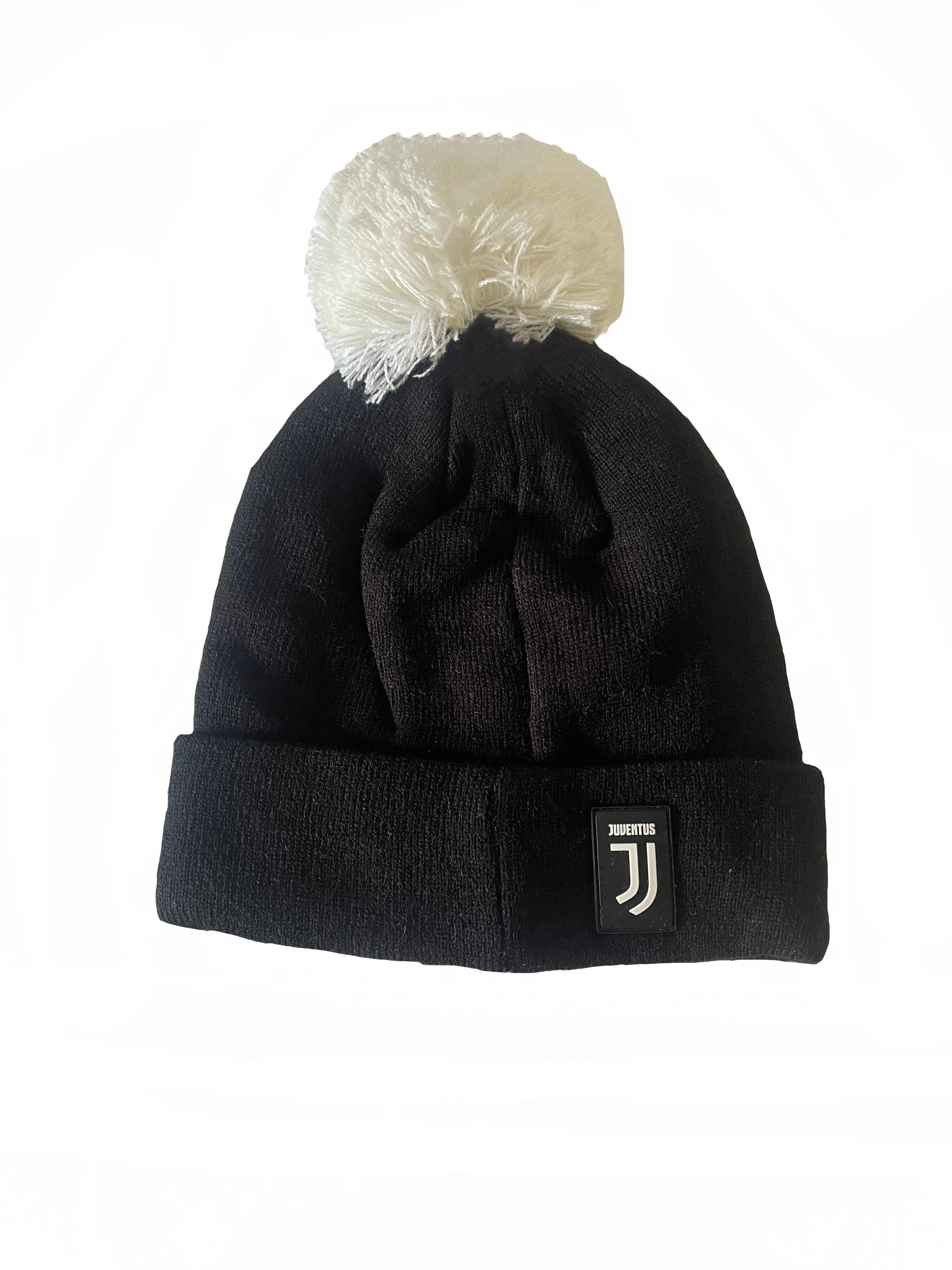 Cappello zuccotto per Juventus con pon pon