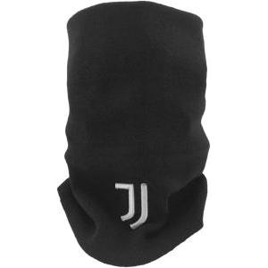 Scaldacollo fc juventus nero con logo ricamato