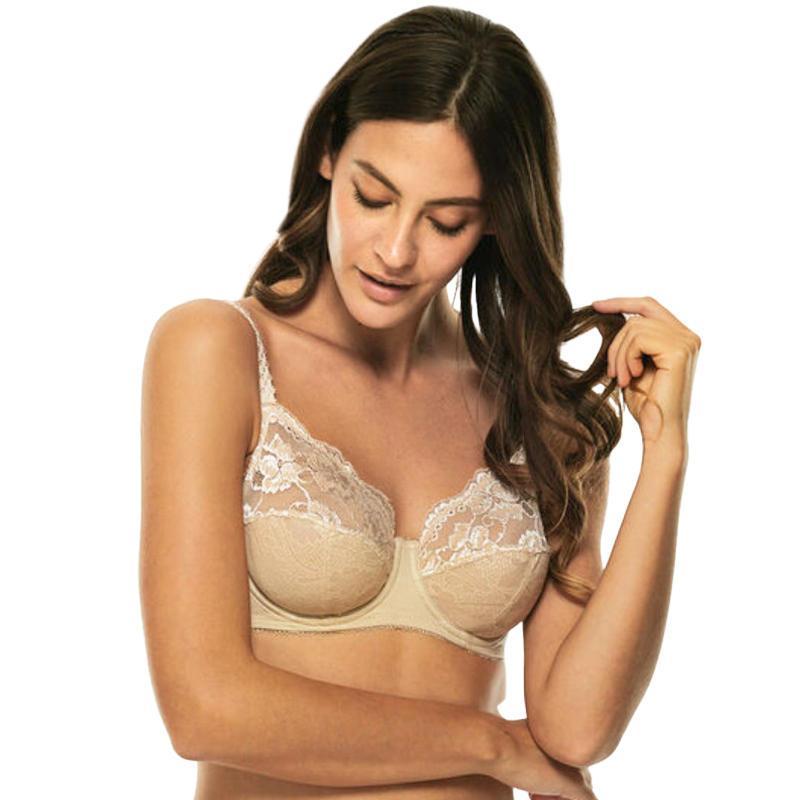 Reggiseno Lovable Exuberance con ferretto nudo in pizzo coppa C