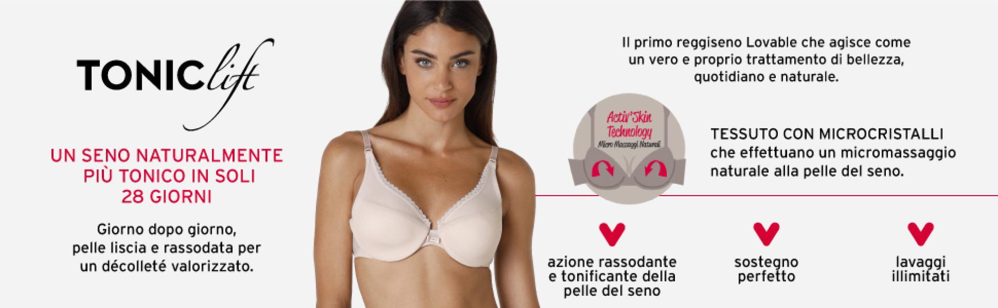 Reggiseno LOVABLE 14106 con FERRETTO IMBOTTITO, TONIC LIFT 