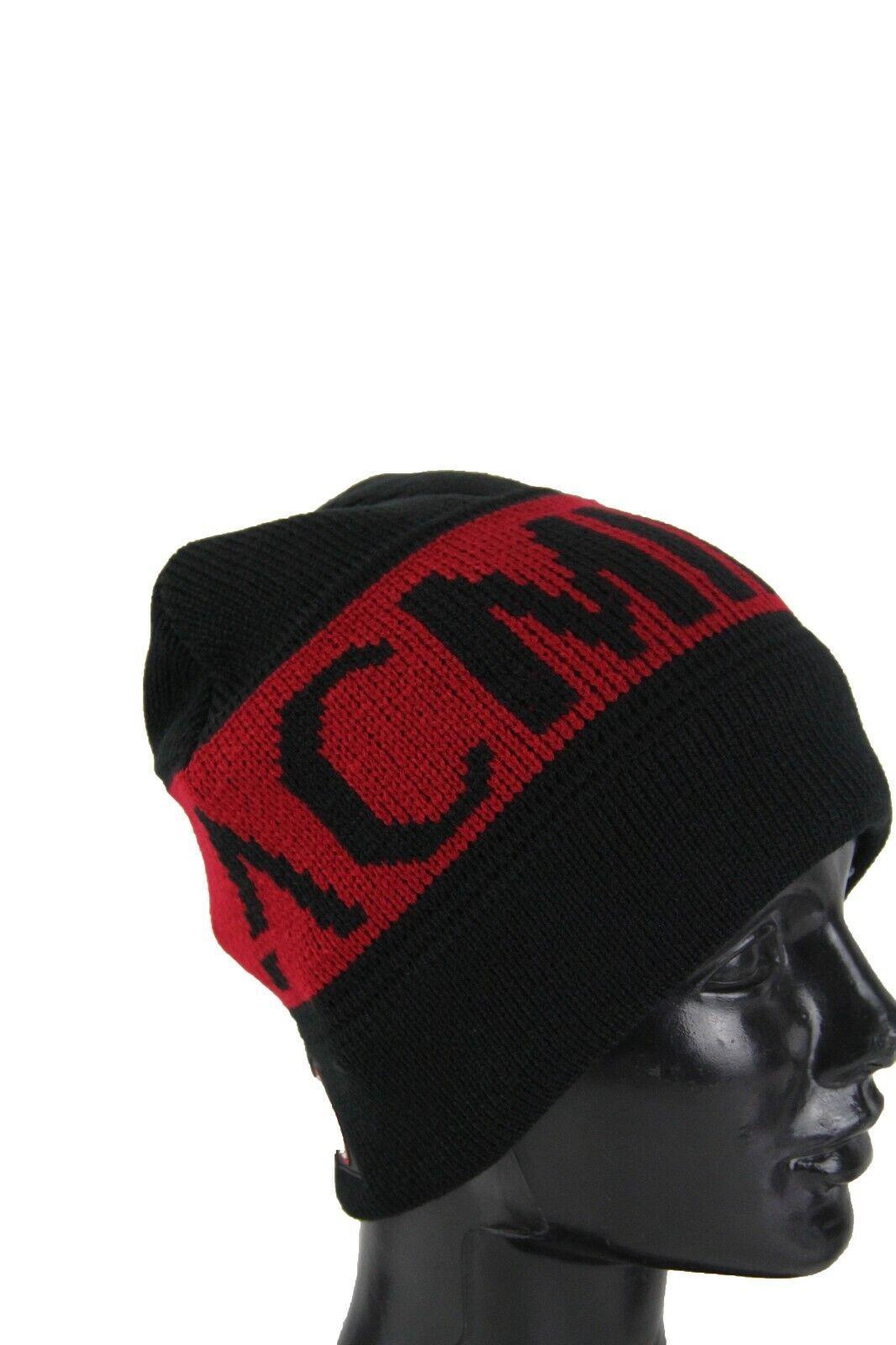 Zuccotto per Milan cappello unisex in lana nero