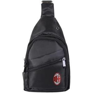 Monospalla ac milan nylon con scudetto 4 tasche