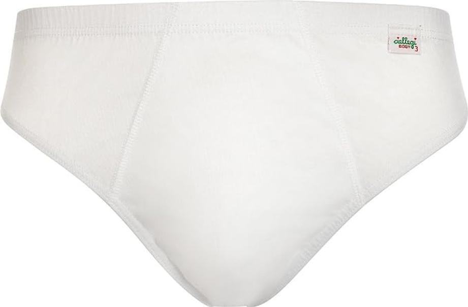 Slip uomo Ciellegi filo di scozia bianco elastico interno 