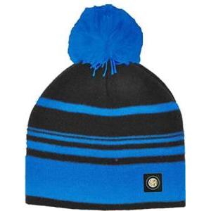 Cappello fc inter nero azzurro zuccotto adulto