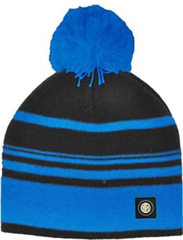 Cappello FC Inter nero azzurro zuccotto adulto