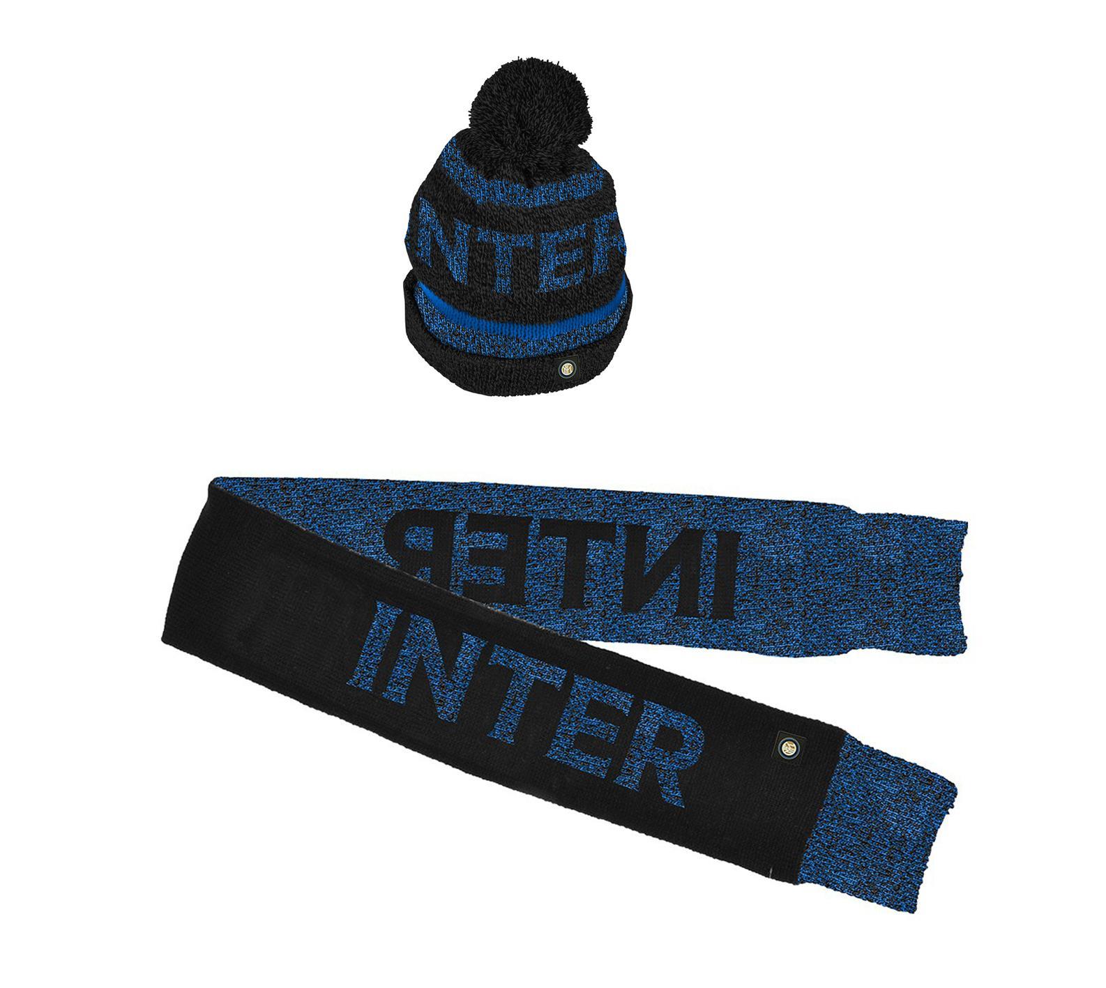 Set bambino cappello + sciarpa Inter