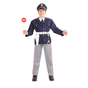 Costume carnevale da bambino poliziotto