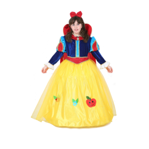 Costume di carnevale da bambina biancaneve