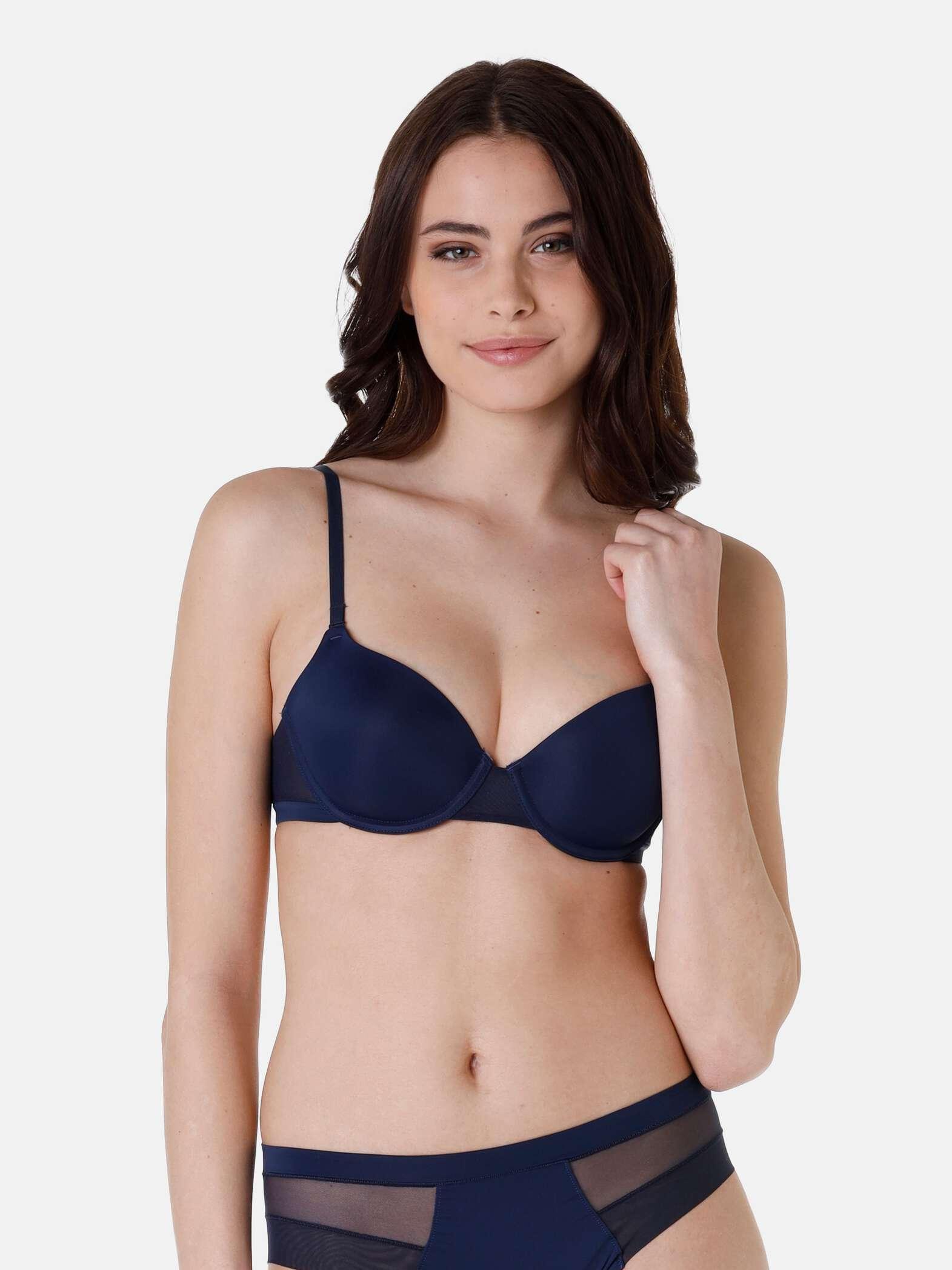 ESSENTIAL Reggiseno donna con Ferretto Blu