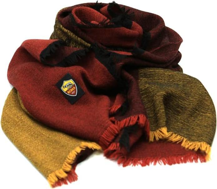 Sciarpa AS Roma pashmina con stemma