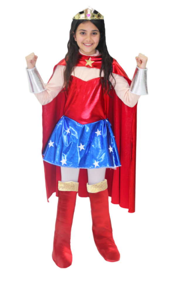 Costume carnevale da bambina Super Girl