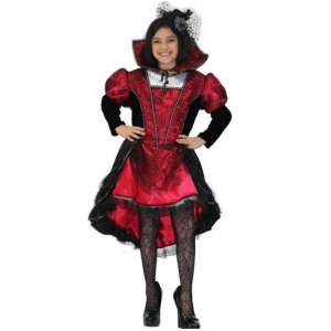 Costume carnevale da bambina vampira