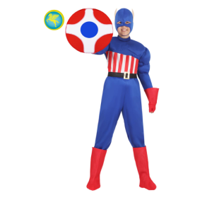 Abito carn. capitan america grande assortito