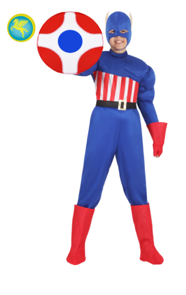 Costume carnevale bambino Capitan America