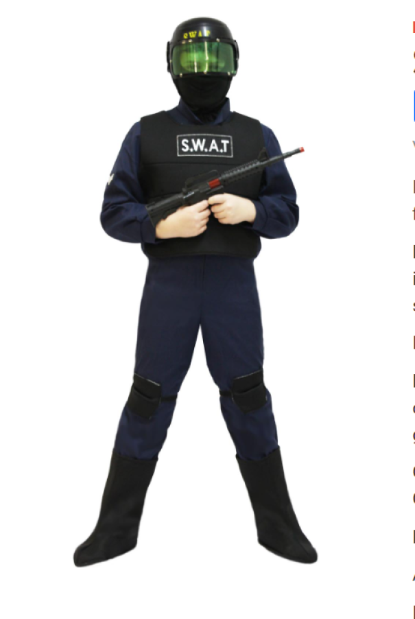 Costume di carnevale Swat da bambino