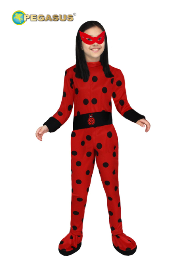 Costume carnevale bambina Ladybug Miracolous coccinella