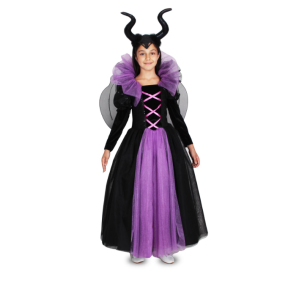 Costume carnevale bambina strega maleficent