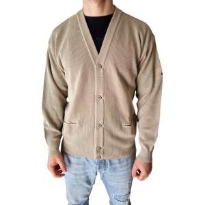 Cardigan uomo misto lana  con bottoni