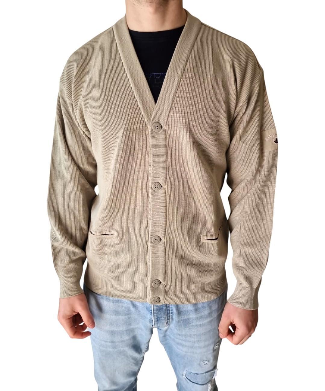 Cardigan uomo misto lana Navigare con bottoni