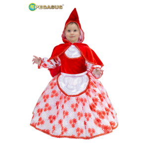 Costume di carnevale cappuccetto rosso bambina