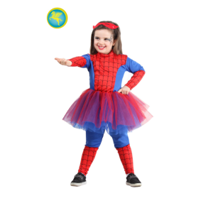 Costume carnevale bambina donna ragno