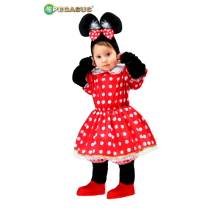 Costume di carnevale topolina minnie da bambina