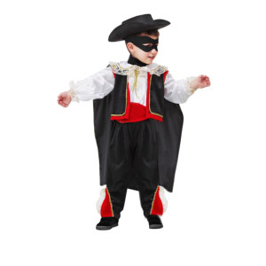 Costume carnevale bambino zorro piccolo vendicatore