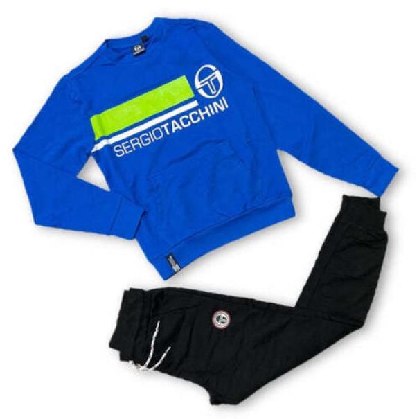 Tuta Sergio Tacchini da Bambino garzata girocollo senza cappuccio