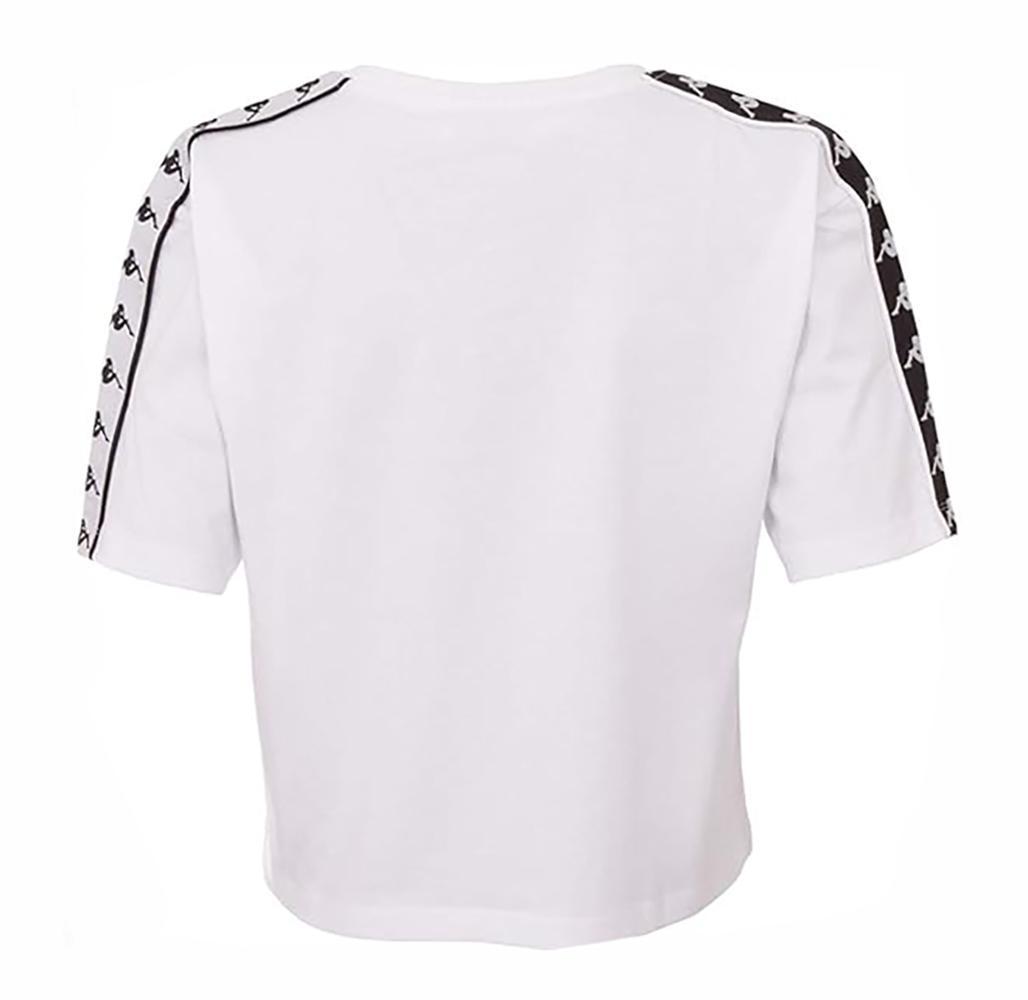 T-shirt Kappa donna in colore bianco