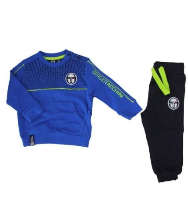 Tuta Sergio Tacchini da bambino in cotone blu