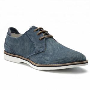 Scarpe  311-67102 derby blu stringate