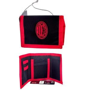 Portafoglio in nylon ac milan