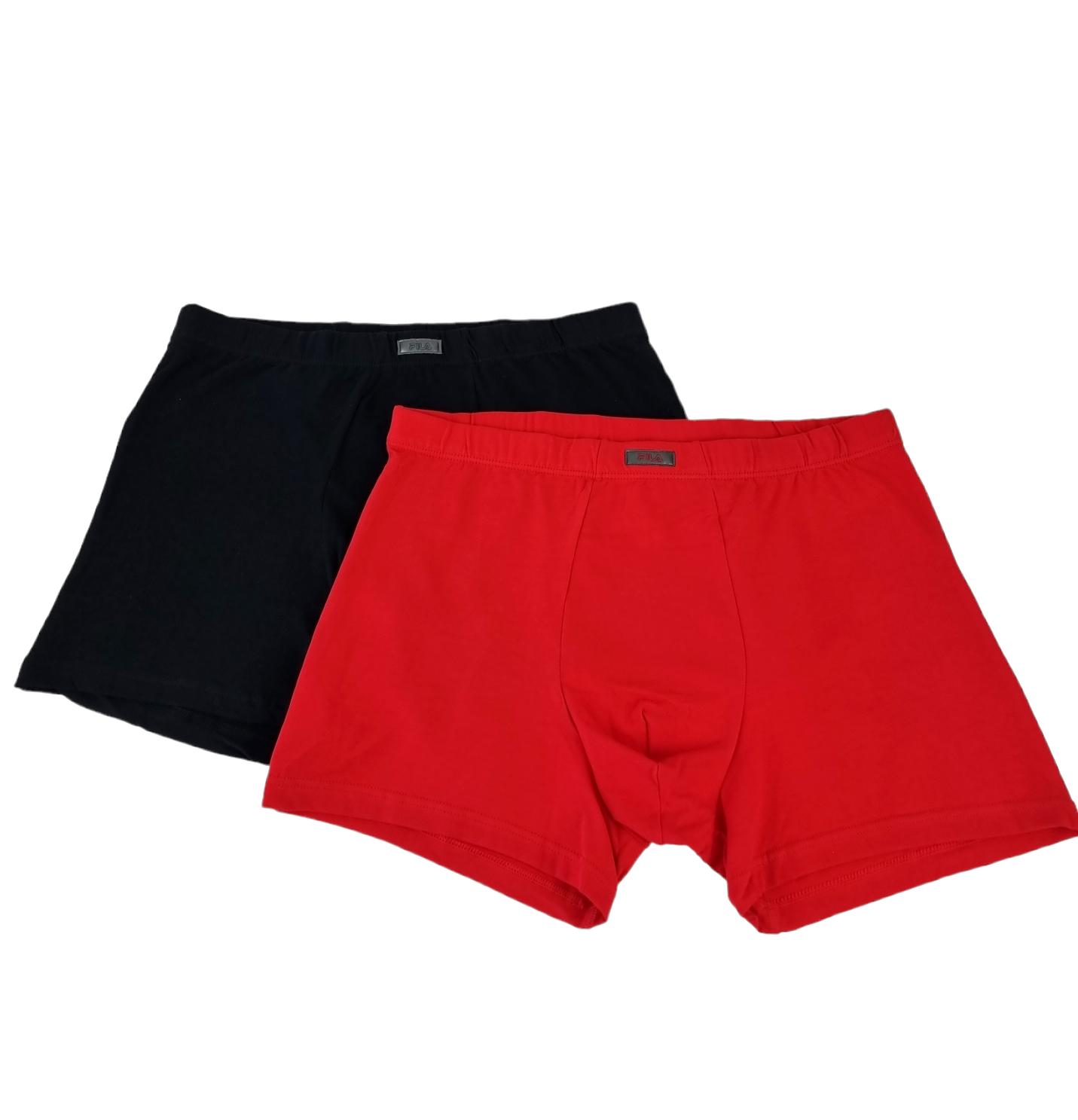 Boxer Fila da uomo in cotone bi-pack 