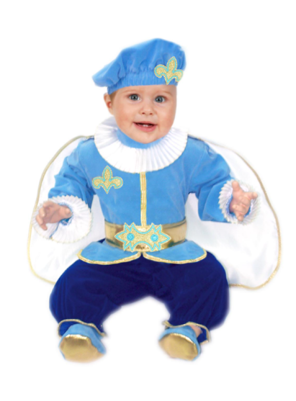 Costume carnevale neonato Principe azzurro