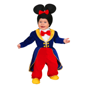 Costume carnevale neonato topolino