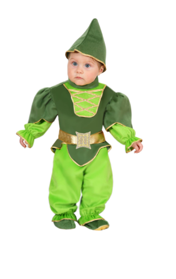 Costume carnevale neonato Peter Pan