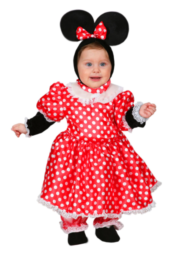 Costume di carnevale da bambina Topolina Minnie