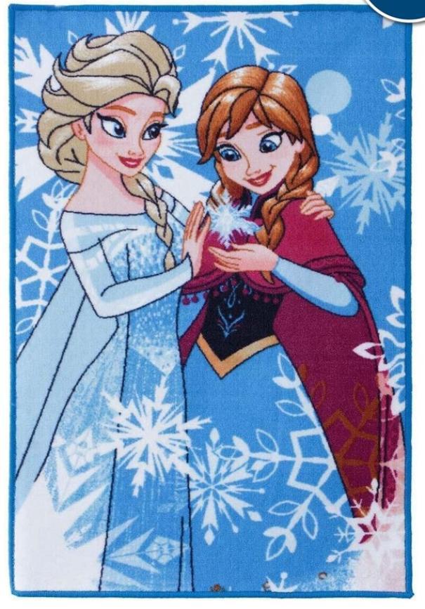 Tappeto scendiletto da bambina Frozen Disney 50x80cm