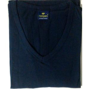 V mm cotone pettinato jersey blu