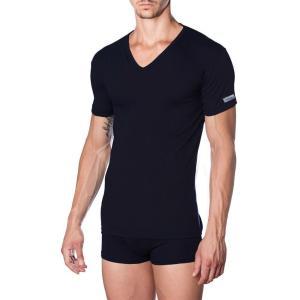 V mm cotone pettinato jersey nero