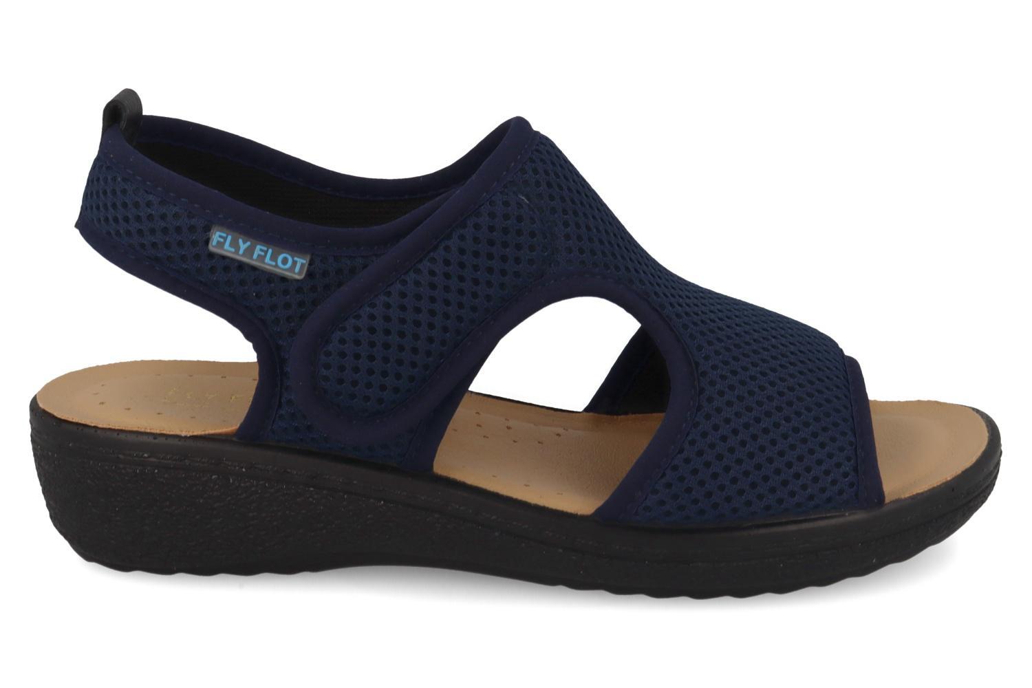 Sandali da donna Fly Flot allacciatura a strappo Blu